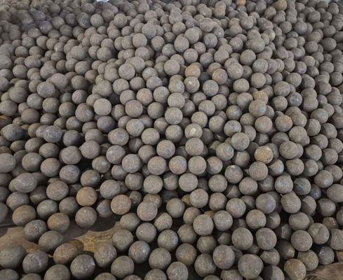meios de moedura do moinho de bola de 50mm 60Mn B2 para a mineração de cobre