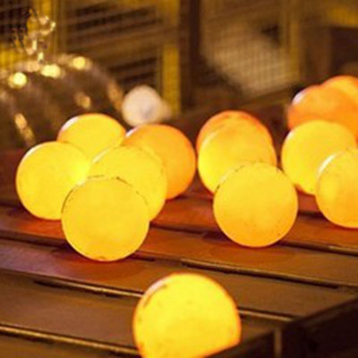 bolas de aço de moedura de rolamento forjadas 40mm 45HRC de 20mm para a mineração da energia