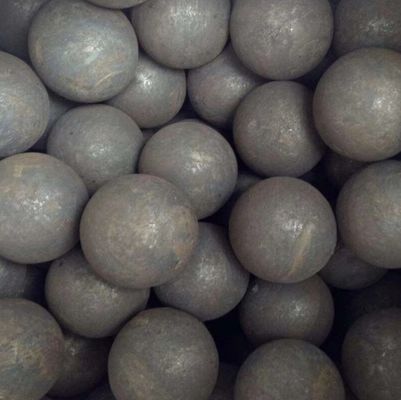 bola de moedura 10mm do moinho do cimento 65Mn com forjamento do martelo